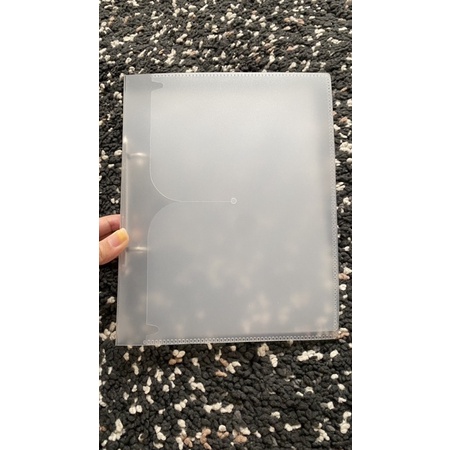 [BOOKED] Preloved Binder Transparant Bantex A5 2 Ring + 3 sleeve