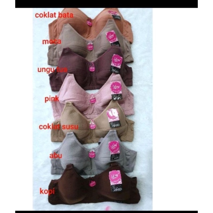 COD 1PCS BH DEWASA KANCING 3//BRA WANITA DEWASA MEREK LUTTY
