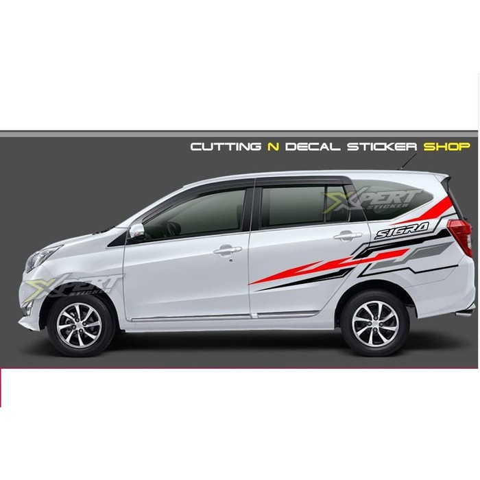STIKER CUTTING STICKER SIGRA CALYA STIKER SIGRA CALYA STRIPING MOBIL CALYA TERBARU murah
