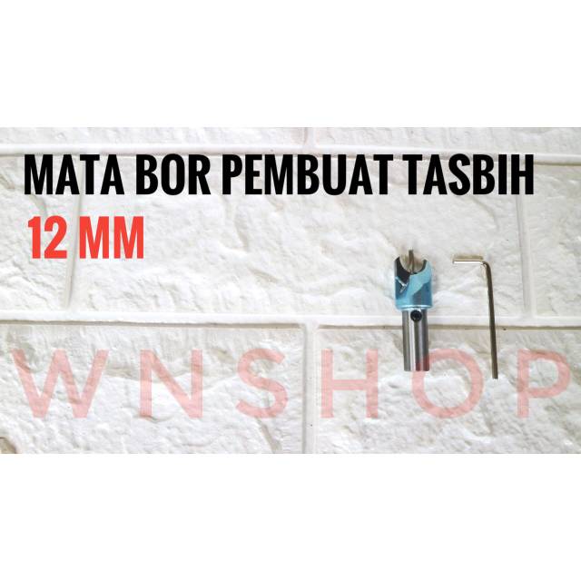 Mata Bor Kayu Tasbih 12mm - Matabor Pembuat Tasbeh Kayu - Drill Bit Woodworking