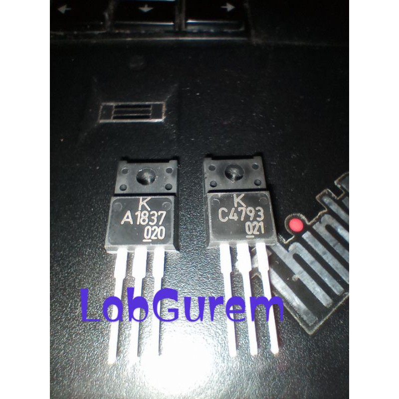 Transistor C4793 dan A1837  KEC ORI