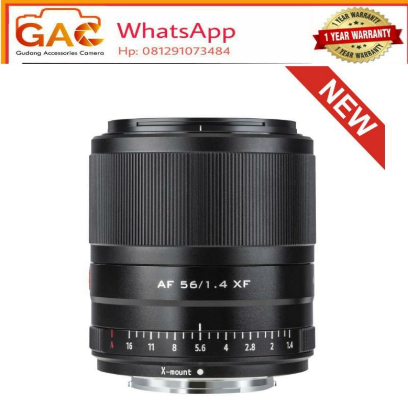 lensa viltrox 56mm F1.4 STM prime APS-C Auto-Focus lens for Fujifilm XMount