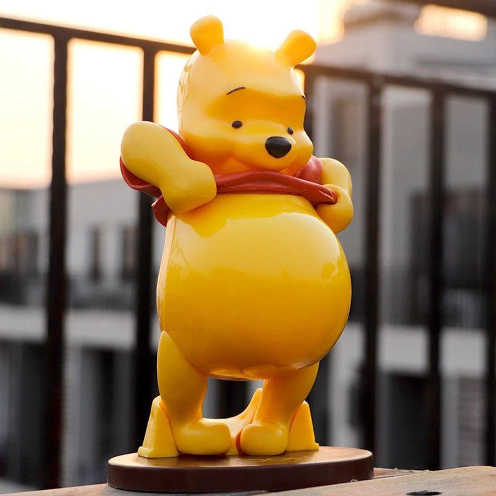 [Elegan] Winnie The Pooh Koleksi Anime Ornamen Mobil Kreatif Kartun Beruang 20cm Action Figure