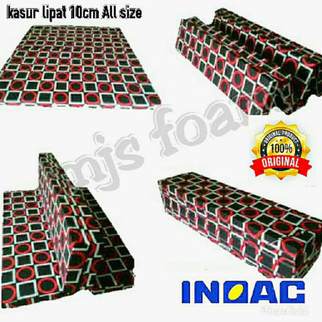 Kasur Lipat Inoac Tebal 10cm Dan 5cm Berbagai Macam Ukuran Dan Motif Shopee Indonesia