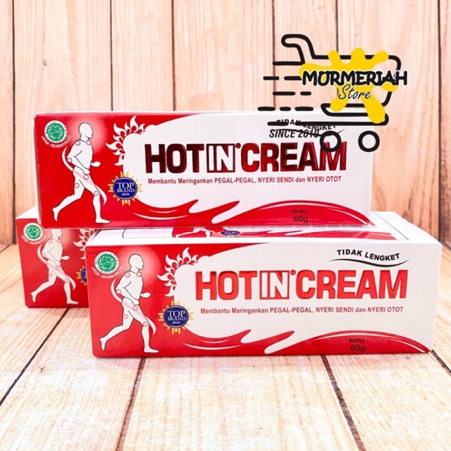 HOTIN Cream 60 g Tube ( Putih )-Hot In untuk Nyeri Sendi & otot