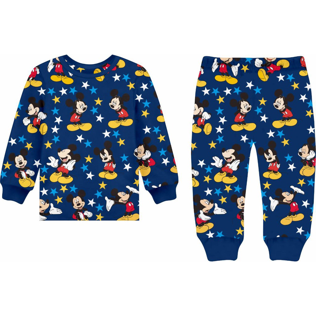 COD SETELAN PIYAMA KAOS ANAK MICKEY BINTANG // PAKAIAN ANAK LAKI LAKI // PAKAIAN ANAK Termurah 1-5TH