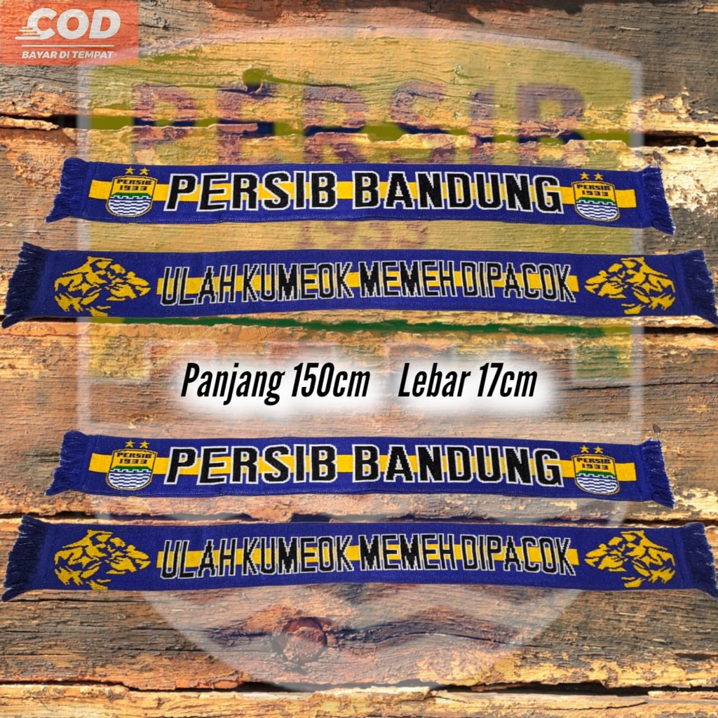 Syal persib scraf viking terbaru besar 150x15cm