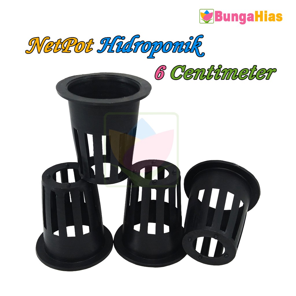 NetPot Hidroponik  6 Cm Net Pot  Plastik  Tanaman Shopee 