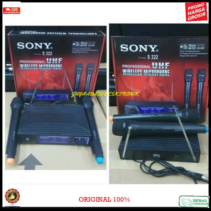 G468 sony mic wireless microphone wireles pro karaoke sepasang mikrophone vocal vokal suara audio