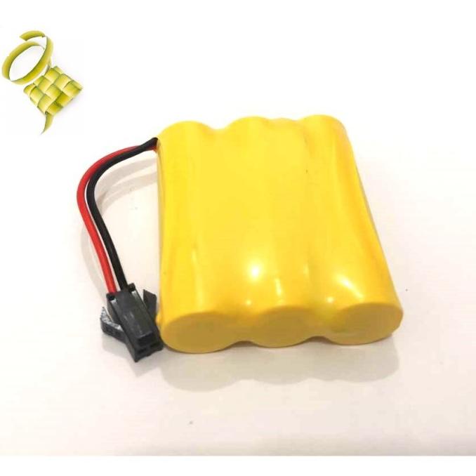 Baterai Cas Mobil Remote Rc Rangkai 6 (800X3) 2400Mah 3.6Volt Ni-Cd Murmer Shopee