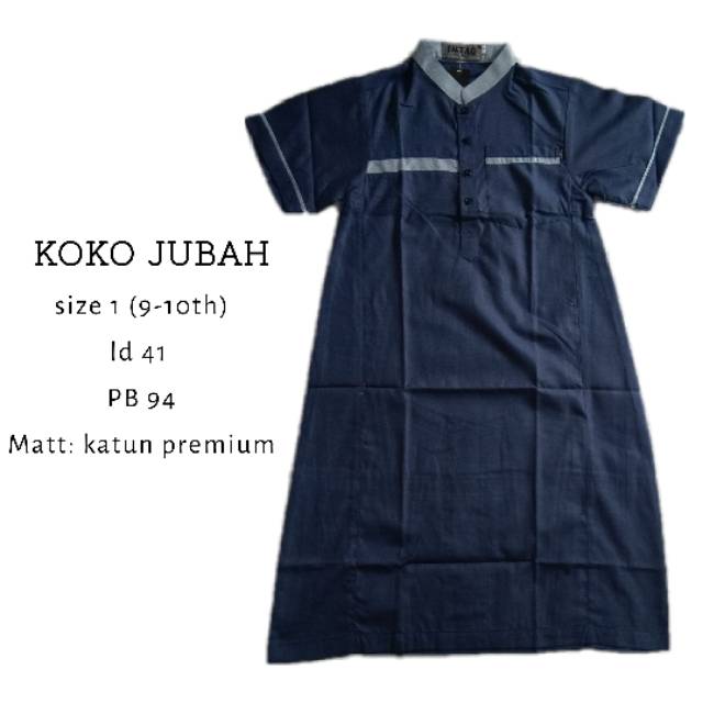 Koko jubah anak laki-laki usia remaja tanggung / Koko imtaq anak model jubah