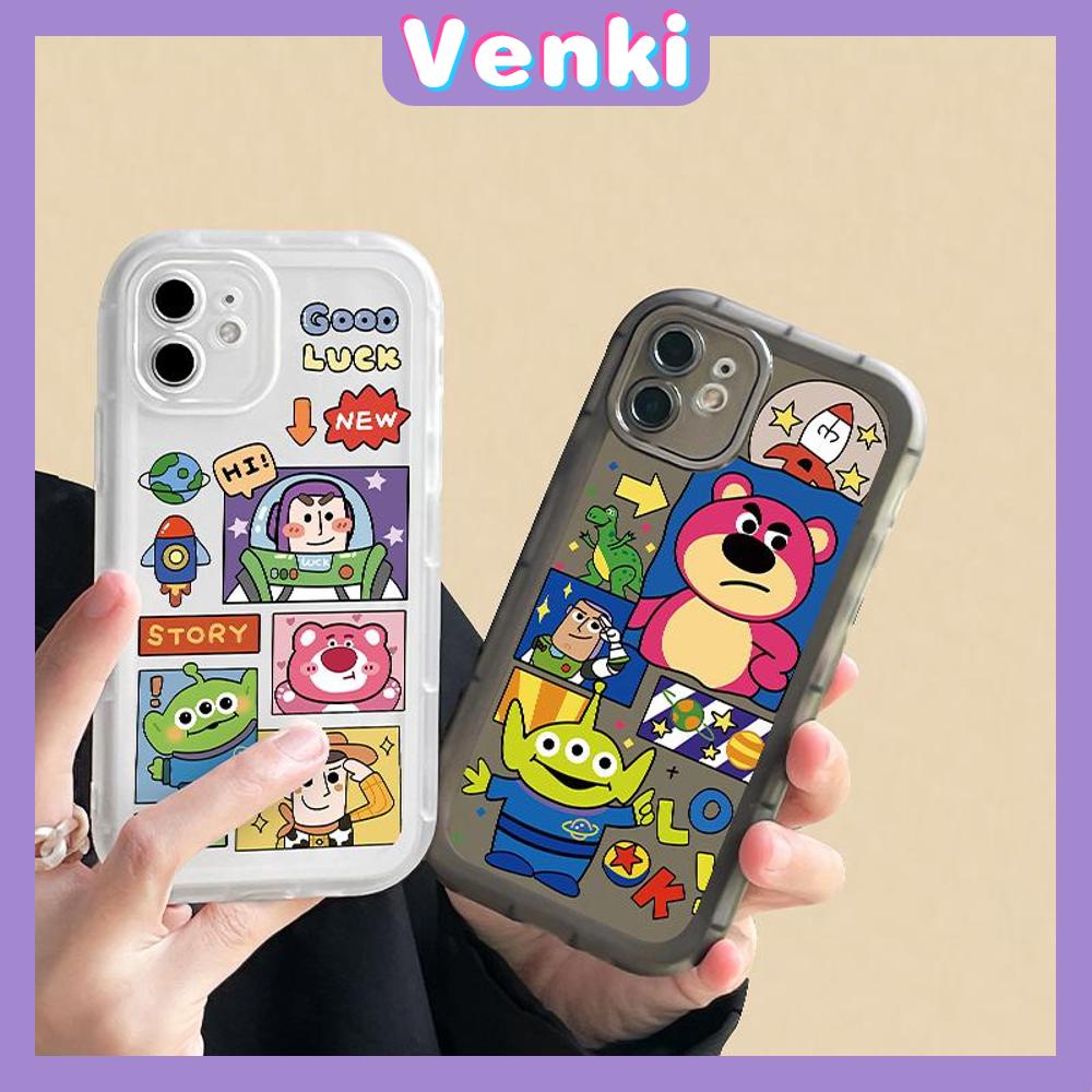 iPhone Case Silicone Soft Case Frosted Clear Case Airbag Shockproof Camera Protection Cartoon Cute Compatible For iPhone 14 Pro Max 13 Pro Max 12 Pro Max 11 Pro Max xr