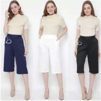 CELANA KULOT PENDEK SANTAI KULOT PENDEK WANITA STANDAR 45-60 KG BISA COD