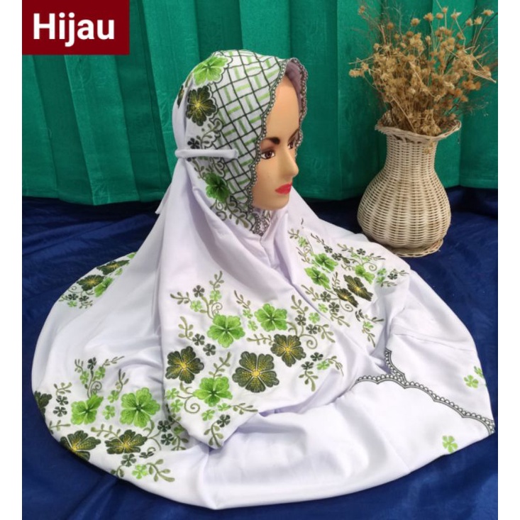 mukena Kudus/mukena lajuaran/polino