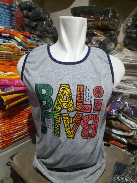 Kaos Cowok Singlet Bali