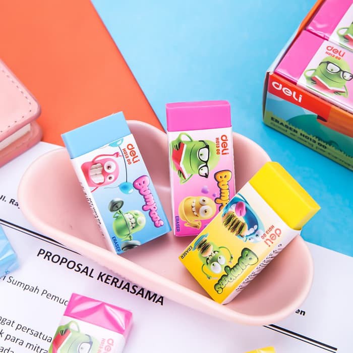 

TERBARU DELI BUMPEES ERASER 50Ã24Ã12MM EH01300 - PENGHAPUS KARAKTER UNIK