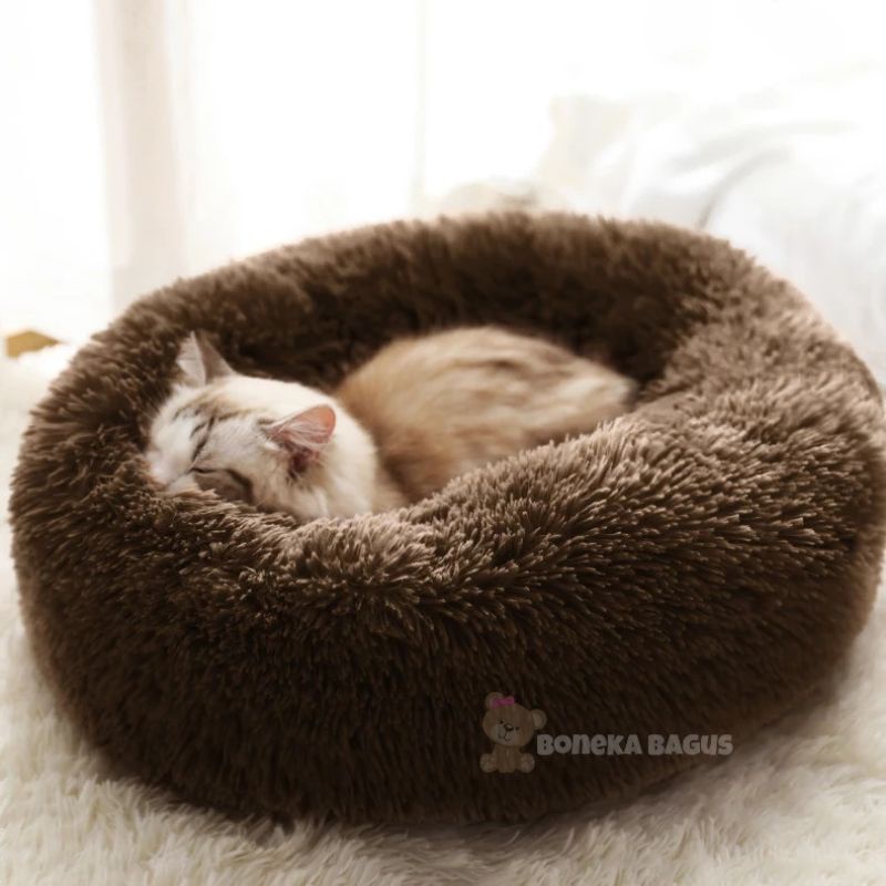 kasur Kucing / Tempat Tidur Kucing Bulat / cat Bed