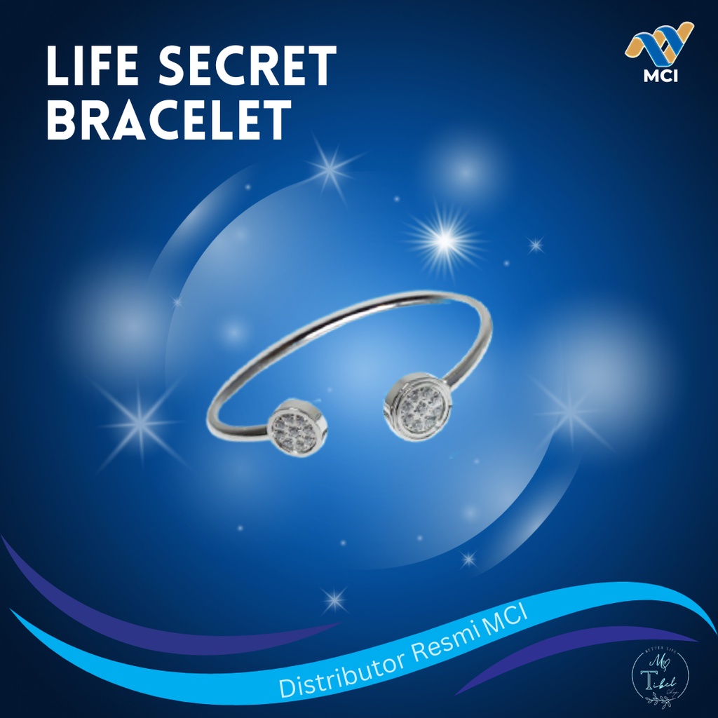 Gelang Kesehatan _ Gelang Life Secret Bracelet _ Gelang Kesehatan MCI _ Gelang Silver