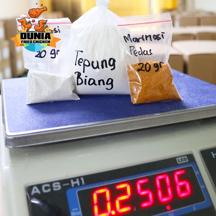 

Paket Sample Tepung dan Marinasi KFC