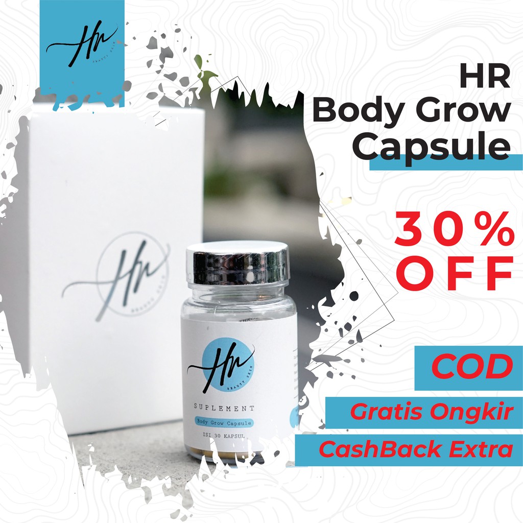 Peninggi Badan Extra Herbal (Grow Up Asli Original) (HR Body Grow Capsule)