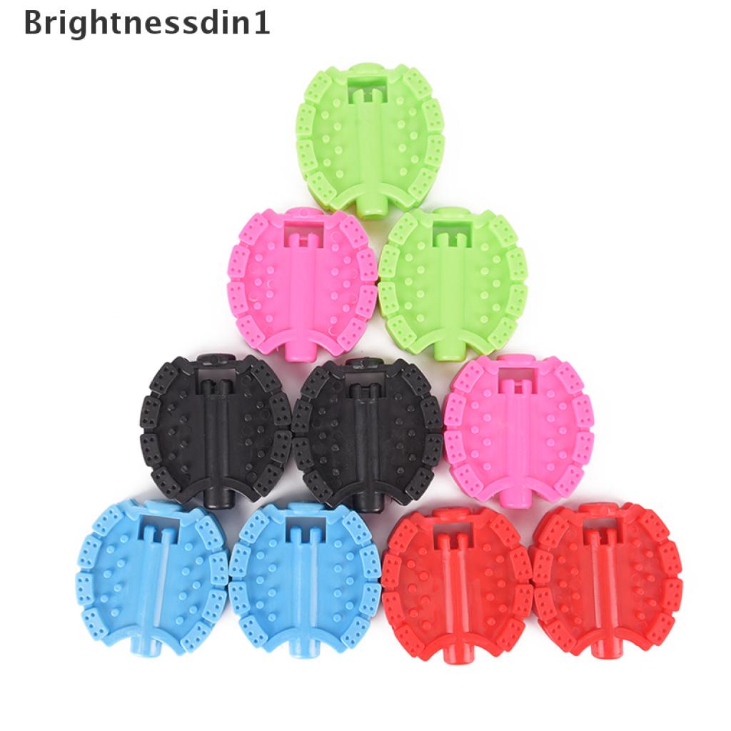 (Brightnessdin1) Pedal Roda Tiga Pengganti Untuk Sepeda