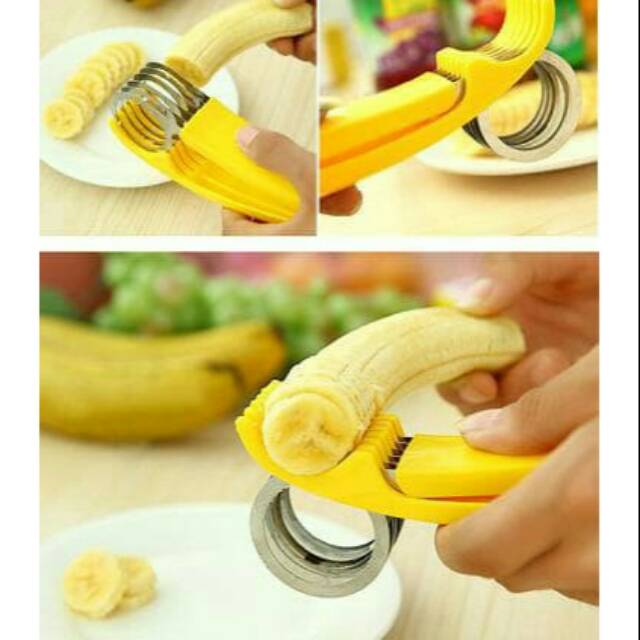 

RECOMMENDED!! Alat pengiris pisang dengan cepat yang menyerupai cara kerja staples