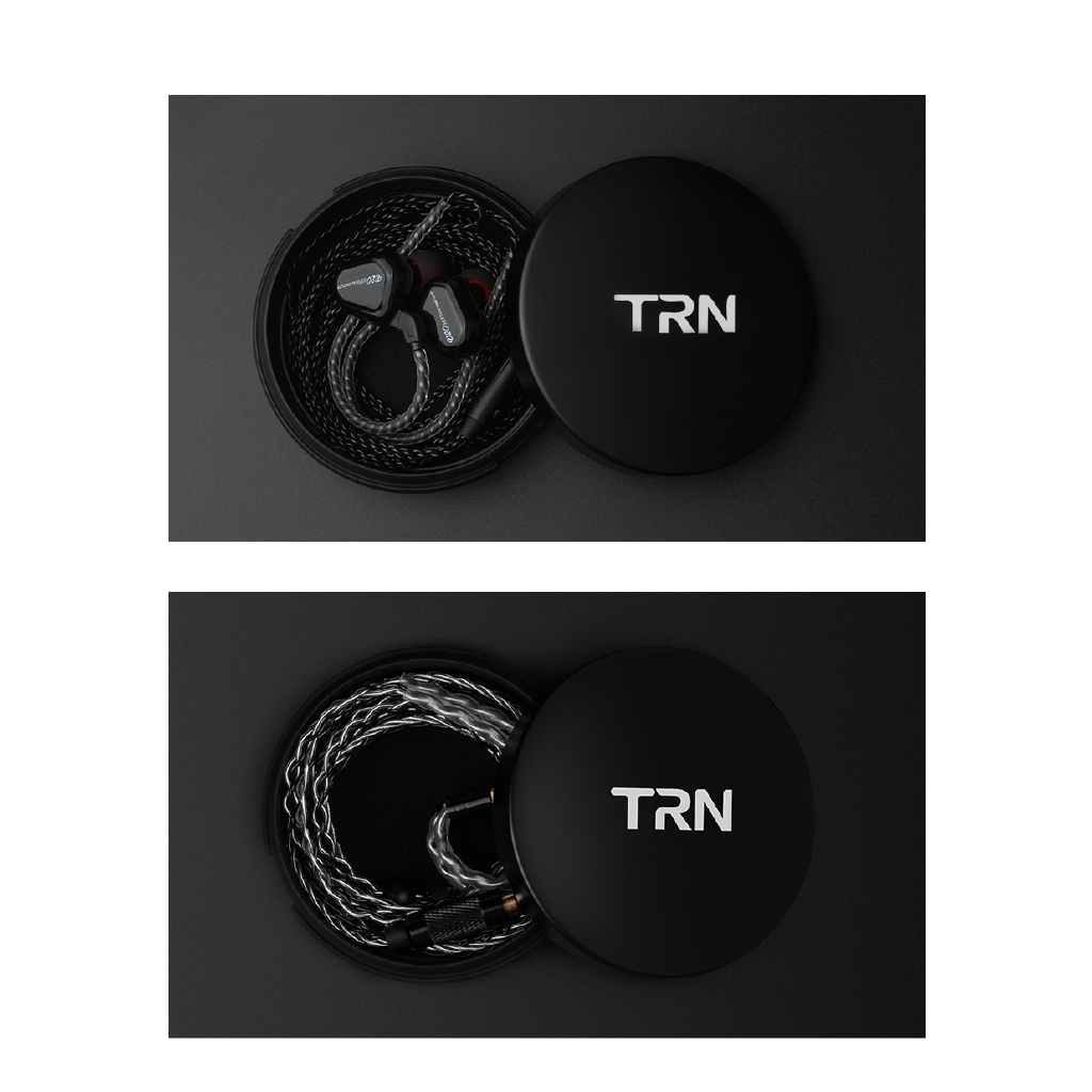 Trn Kotak Penyimpanan Earphone Bahan Metal