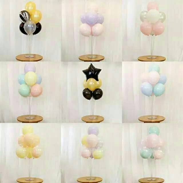 7in1 Stick Cup Standing Balon + Tatakan / Tiang Dekorasi Balon