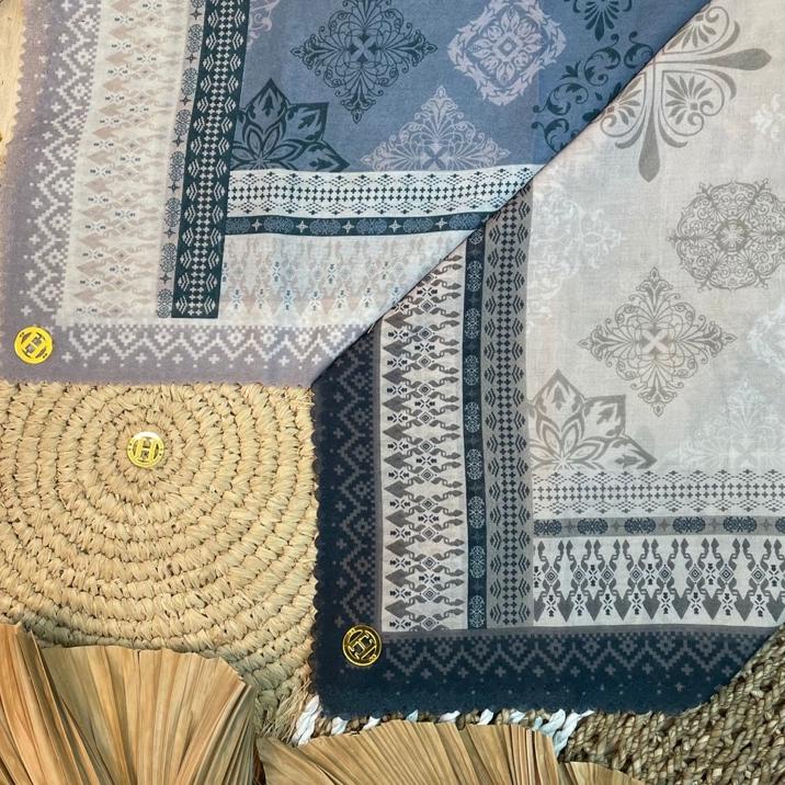 Voal Motif  Hijabnah Segiempat Motif  Vol.5 <