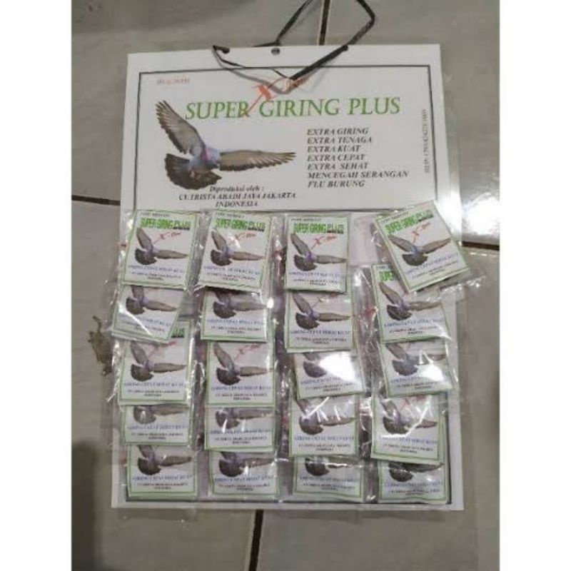 SUPER GIRING PLUS VITAMIN GIRING UNTUK MERPATI