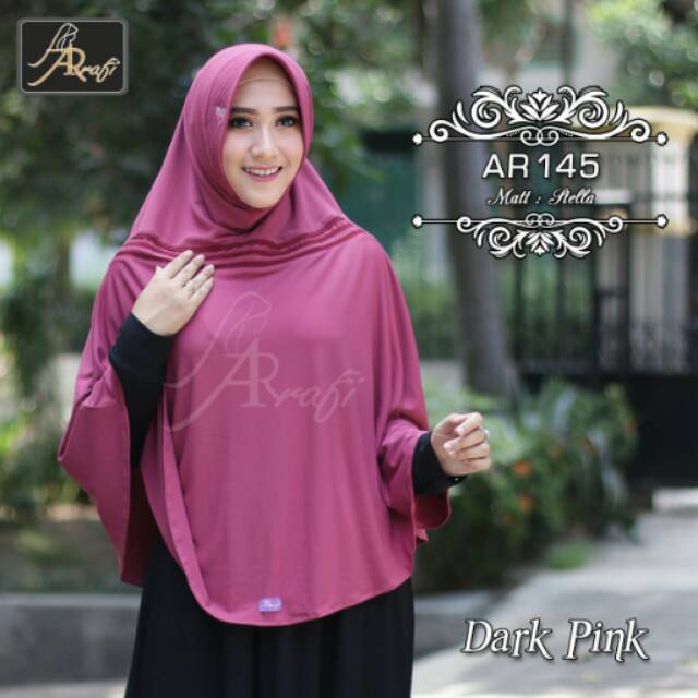 Hijab Ar Rafi code AR 145 jilbab syar'i kerudung Brand murah Hijab Artis Nina Zatulini