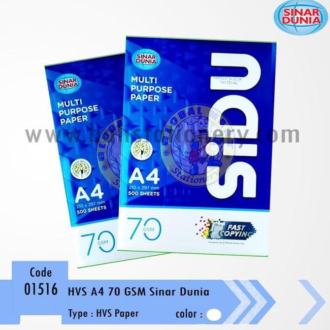 

Buruan Serbu] Hvs A4 70 Gsm Sinar Dunia