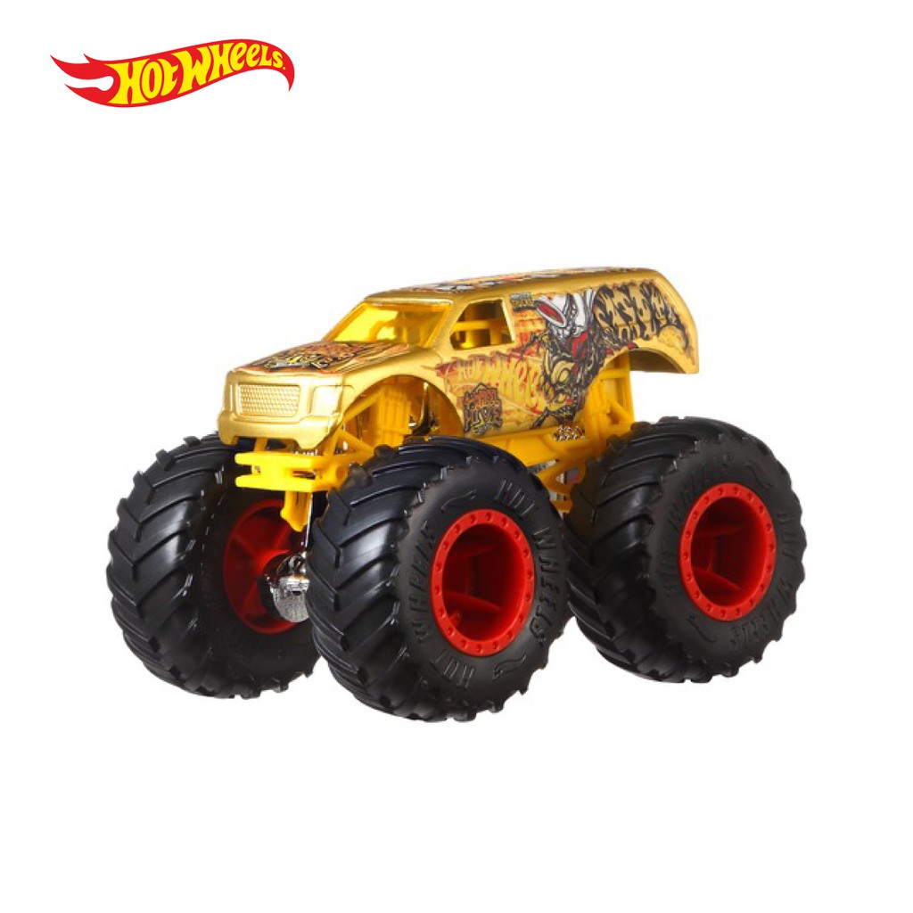  Hot  Wheels  Monster Trucks 1 64 Wheel  Hive Mainan  Mobil 