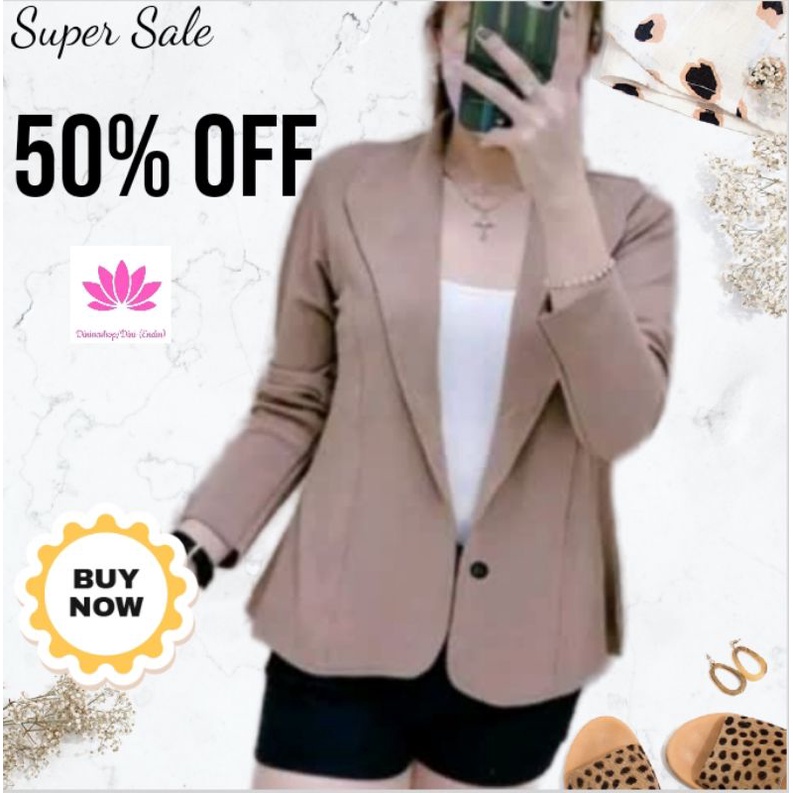 Blazer Areta/Blazer Wanita/Blazee Terbaru/Blazer Murah/Blazer Cantik/Fashion Wanita