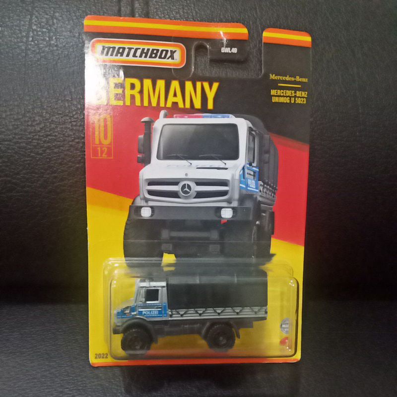 mercedes benz unimog u 5023 matchbox polizei