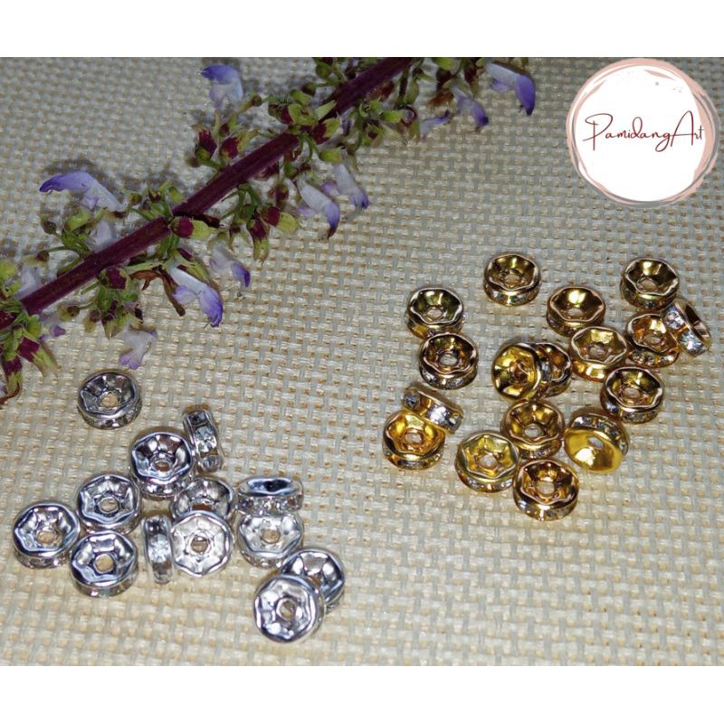 (5gr) Rondel Pembatas / Spacer Mote 6mm