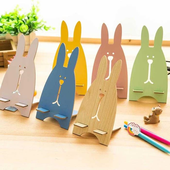 Wooden Smartphone Holder Tatakan Handphone -NS19