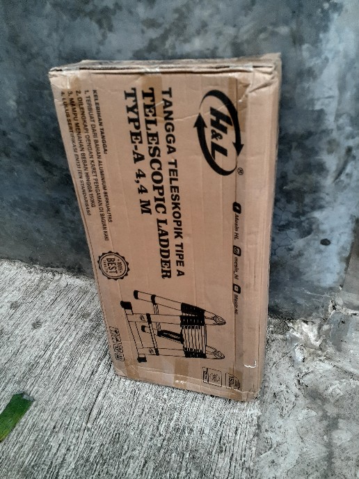 Tangga Double Teleskopik 2.2+2.2  4.4 M Telescopic Mollar