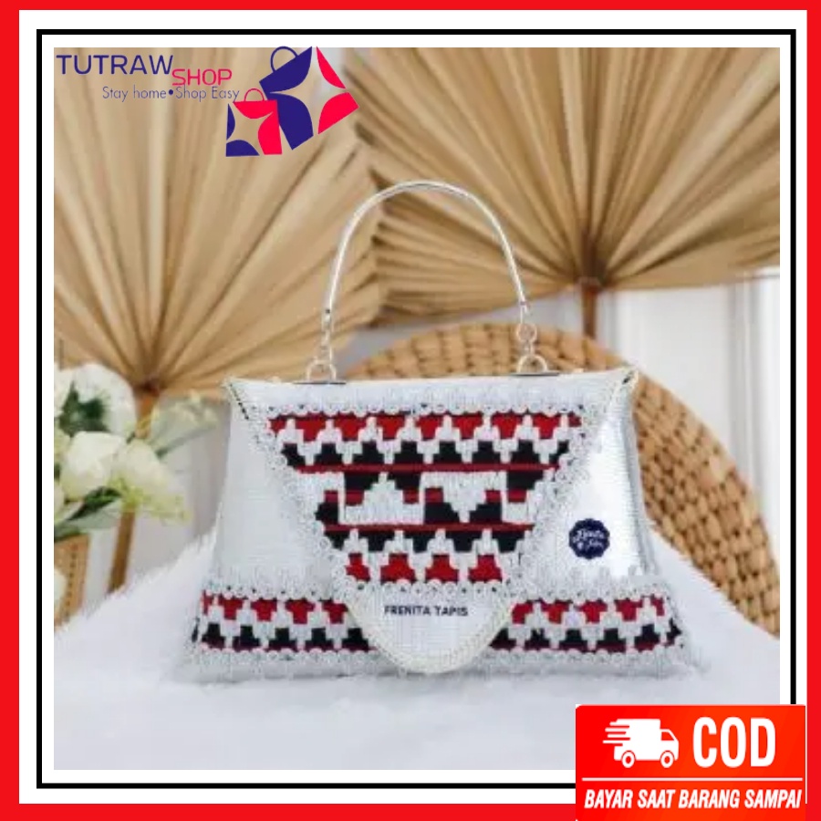 CLUTCH TAPIS PESTA TAS WANITA KHAS LAMPUNG