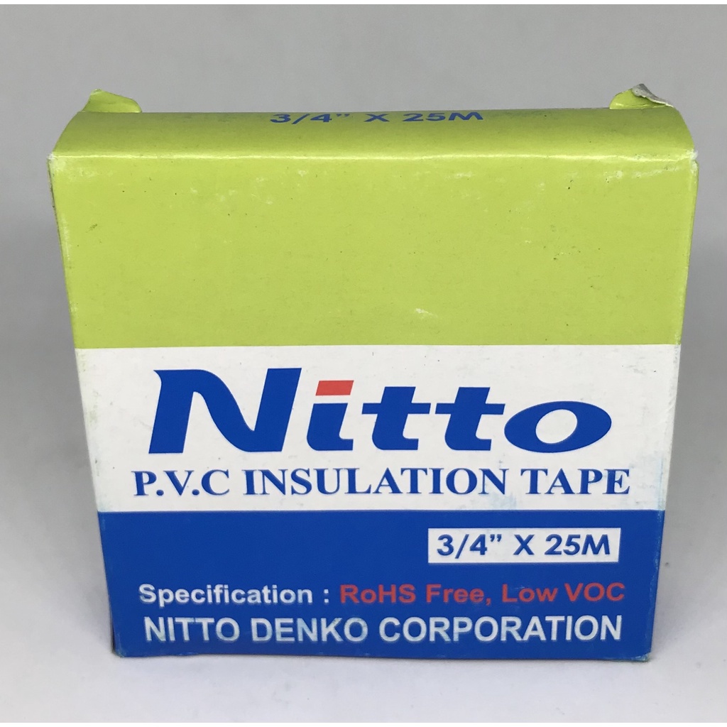 

NITTO PVC Insulation Tape Isolasi Lakban Listrik