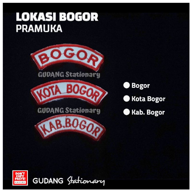 Emblem Jawa Barat + Lokasi Pramuka Bogor