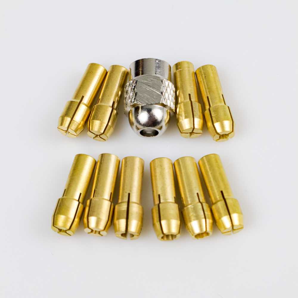 TD-DFA Taffware Chuck Mata Bor Drill Brass Collet 11PCS - DMPJ-31