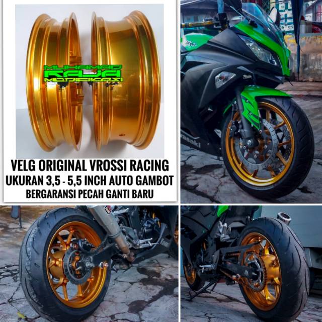  VELG  LEBAR VROSSI NINJA  250  FI  VelG  Z250 250  KARBU NEW 
