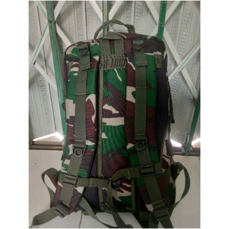 Ransel lebanon loreng TNI/tas punggung militer