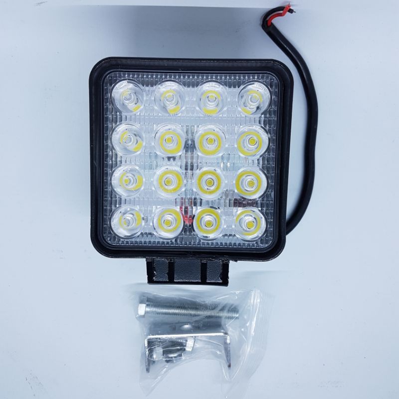 lampu sorot mobil 16led kotak tebal