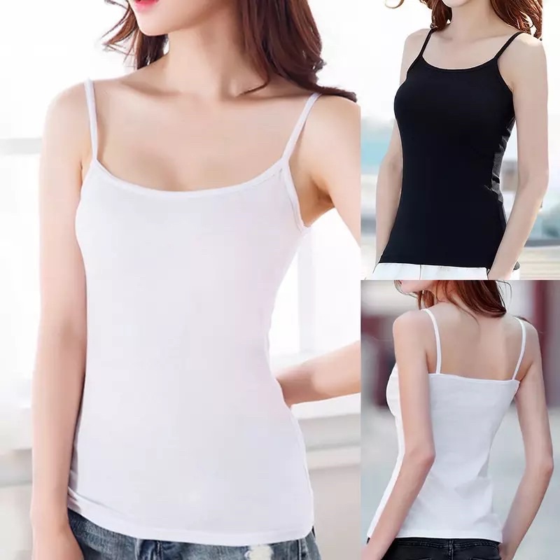 Tanktop Megan Tali kecil KBS - 1224 Tanktop MSize Allsize  Halus Good Quality / Atasan Tanktop Wanita Adem Spandek