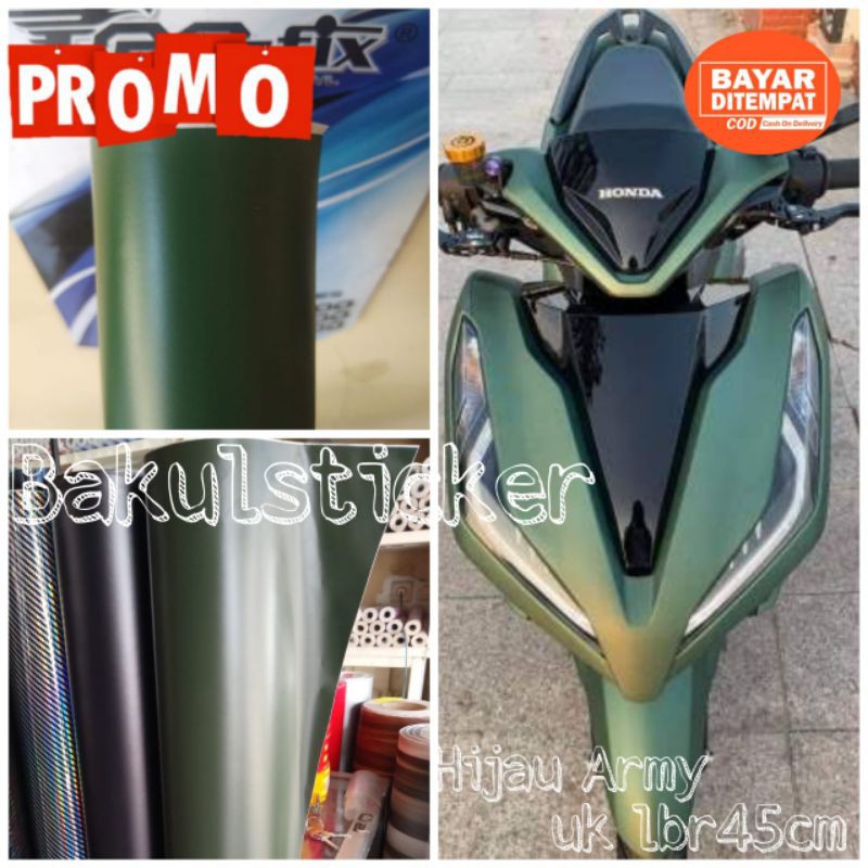 Skotlet Motor Hijau Army Skotlet Hijau Botol Sekotlet Motor