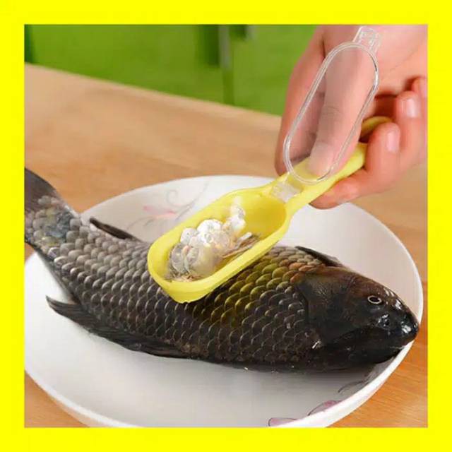 ~ PIYOSHI08 ~ Alat Pembersih Sisik Ikan Praktis Murah Fish Kitchen Tools Alat Dapur PD28