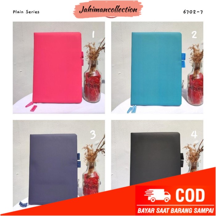 

✨ BISA COD ✨ Tokotab - Premium Hardcover Pillowy Notebook Buku Tulis Aesthetic A5 - Plain, 1