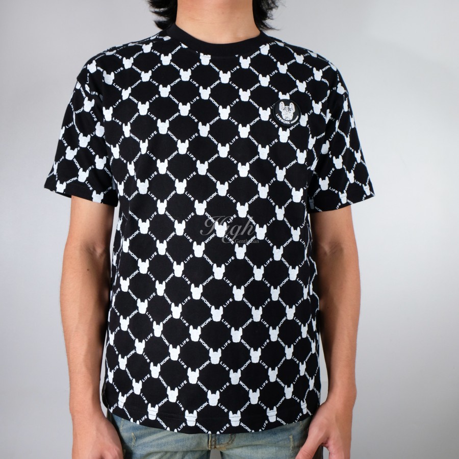 Lifework Monogram Oversize Tee Black 100% Original